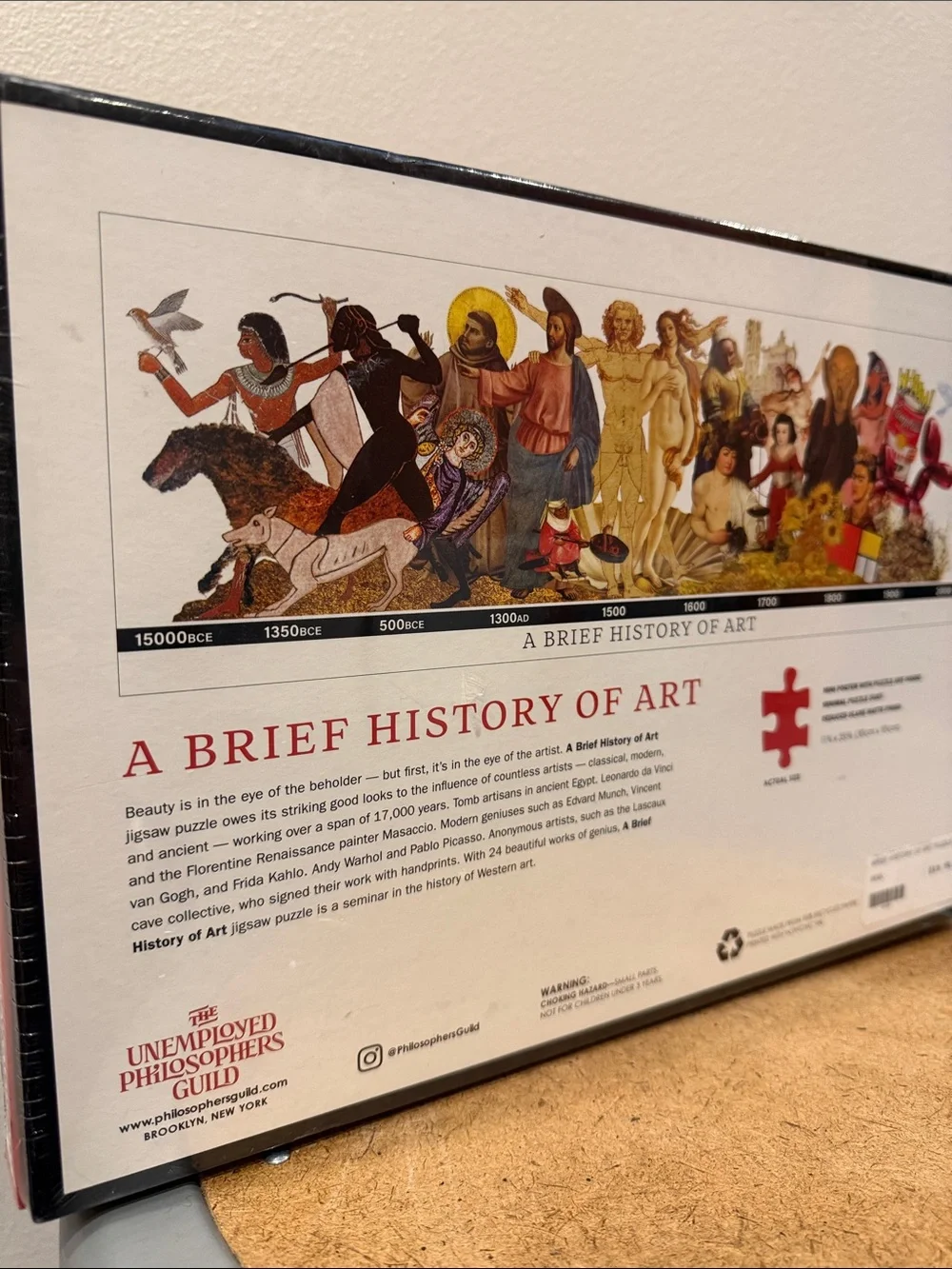 A Brief History of Art 1000 Piece Puzzle
